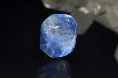 【１点物】AAAA透明☆青い花火 デュモルチェライトインクォーツ　11x9mm　原石ラフカット ルース パワーストーン 天然石 _PD562