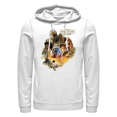 スター ウォーズ メンズ トップス Tシャツ パーカー グラフィック Menstar Warskeleton Crew Characters Grouposter Graphic Hoodie White ホワイト