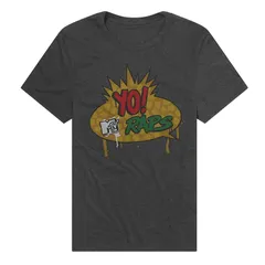 アニメキャラクター メンズ トップス Tシャツ ロゴ グラフィック Licensed Character Mens Yo MTV Raps Logo Graphic Tee Charcoal チャコール