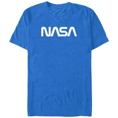 アニメキャラクター メンズ トップス Tシャツ トール ロゴ グラフィック Licensed Character Big Tall Nasa Logo Graphic Tee Royal Heather ヘザー