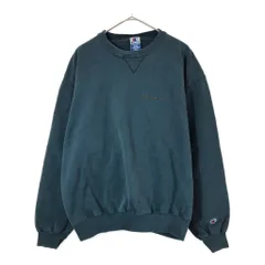 90年代 Champion チャンピオン スウェット 大きいサイズ グリーン(メンズ XX-LARGE)中古 古着 X4946