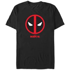 アニメキャラクター メンズ トップス Tシャツ グラフィック Licensed Character Mens Deadpool And Wolverinemblem Large Graphic Tee Black ブラック