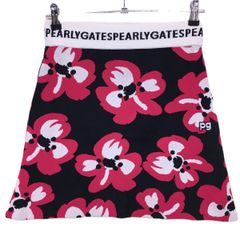 美品）パーリーゲイツ、チェリーブロッサム、ニット素材、スカート