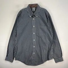 古着 ブルックスブラザーズ Brooks Brothers 長袖シャツ ボタンダウン 胸ポケ REGENT M  ブルー系 チェック メンズ