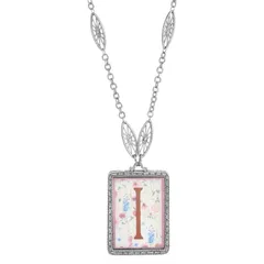 1928 レディース アクセサリー ネックレス・チョーカー・ペンダントトップ フラワー柄 フラワー 1928 Floral Motif Initial Pendant I