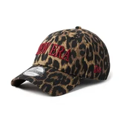 [即納]NEWERA ニューエラ 9TWENTY Leopard ブラウン レッド　CAP 調節可能 メンズ　プレゼント ギフト 贈り物