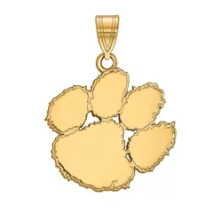 ロゴアート レディース アクセサリー ブレスレット・バングル・アンクレット LogoArt Womens 10k Yellow Gold Clemson Tigers Large Pendant Charm 10k Gold ゴールド