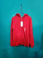 (新品)ユニクロ スウェット フルジップアップ 裏毛 フードジップアップ