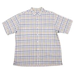 希少】90s ラルフローレン ADAMS 半袖オープンカラーシャツ ポニー無し