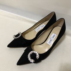 新品 JIMMY CHOO パンプス ブラック 黒 romy 36.5 - メルカリ