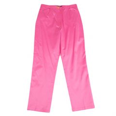 ☆未使用 タグ付☆レオナール テーパードパンツ ピンク コットン