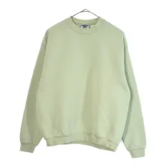 90年代 USA製 Lee リー スウェット 無地 ライトグリーン(メンズ M)中古 古着 X4953