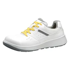 新品 [ミドリ安全] G4セフティスニーカー 静電安全靴 JIS規格 スニーカー 普通作業 先芯入り G4590 静電 (ひもタイプ) ホワイト 24.5 cm