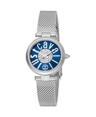 Free Shipping on Just Cavalli Women's Modena Blue Dial Watch JC1L280M0035 Open Miscellaneous