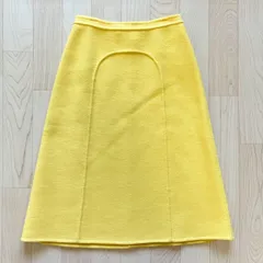 昭和レトロ BIKI Italy ビキ レモン イエロー 黄色 スカート