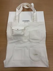 【KT262170503】CHANEL　BEAUTE　ノベルティ　トートバック　キャンバス