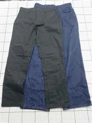 ◇ Θ ユニクロ UNIQLO チノパンツ ウエスト76cm ブラック系 メンズ E  【1602240001855】