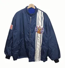 70s-80s unknown B.P.O.E. エルクス ナイロンジャケット フリースライナー USAクラブジャケット