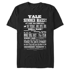 アニメキャラクター メンズ トップス Tシャツ グラフィック Licensed Character Mens Yale Summeraces Graphic Tee Black ブラック