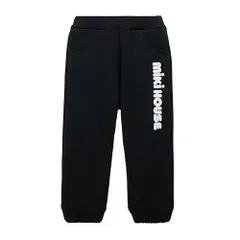 新品 [ミキハウス] WEB限定 ロゴパンツ ロングパンツ ズボン ロゴ 無地 男の子 女の子 ベビー キッズ 子供服 通園 通学 10-3231-147 80cm 黒