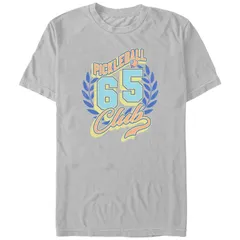 アニメキャラクター メンズ トップス Tシャツ グラフィック Licensed Character Mens Pickleball Club 65 Graphic Tee Silver シルバー