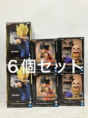 未開封 ドラゴンボールシリーズ Grandista 他 ベジータ 孫悟空 クリリン フィギュア 3種 6個セット LF3457 f111