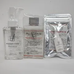 Y4722 K ハダキララ クレンジングオイル 100ml・付け替え用 120ml・アイクリーム 計3点セットのサムネイル