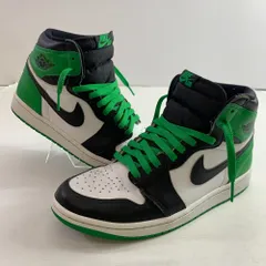 04w6262▽※【中古】Nike Air Jordan 1 Retro High OG DZ5485-031 ナイキ エアジョーダン1 レトロ ハイ OG セルティックス/ブラック アンド ラッキーグリーン 2023 27cm【八王子店】