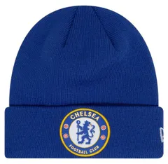 ニューエラ レディース アクセサリー 帽子 チェルシー New Eradult Chelsea FC Blue Home Cuffed Beanie NoColor ブルー
