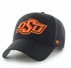 フォーティーセブン メンズ アクセサリー 帽子 47 Oklahoma State Cowboys Black MVP Adjustable Hat NoColor ブラック