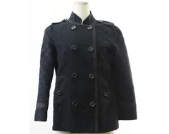 マークジェイコブス MARC JACOBS ノーカラージャケット XS 紺 中古のサムネイル