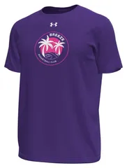 【送料無料】 アンダーアーマー メンズ Tシャツ トップス Under Armour Mens Unrivaled Breeze Tech Performance TShirt NoColor