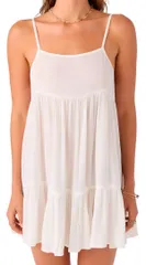 オニール レディース トップス ワンピース ミニ ONeill Womensaltwater Essentials Mini Coverup Dress Vanillaのサムネイル