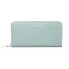 【新品】 [Alaiyaky] 長財布 レディース カードケース お札入れ 小銭入れ付き PUレザー スリム 大容量 人気 軽量 マルチ ロングウォレット 財布 ポーチ コインケース 革 多機能カード収納 ミニ コンパクト プレゼント ギフト (グリーン) 0