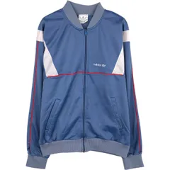 古着 80~90年代 アディダス adidas ジャージ トラックジャケット USA製 メンズM相当/eaa619898