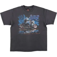 古着 90年代 ハーレーダビッドソン Harley-Davidson モーターサイクル バイクTシャツ USA製 メンズL相当 ヴィンテージ/eaa625898