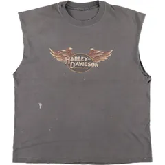 古着 ハーレーダビッドソン Harley-Davidson ノースリーブ モーターサイクル バイクTシャツ メンズL相当/eaa625889