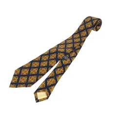 CHANEL シャネル ネクタイ  ジュエリー柄/カラーストーン/シルク   シルク100％ ネイビー メンズ / 240001193468