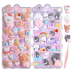 子供 ノート 水筒 スマホケース モチモチ かわいい プレゼント 泡ステッカー つやつや 日記帳 手帳 ご褒美 うさぎ ネコ お尻2枚セットC 桃尻ステッカー 立体ぷっくり シール おしりぷにぷに お尻シール CHALAN