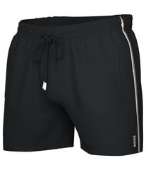 Hugo Boss Men's Iconic 5 Inseam Swim Trunks in Black