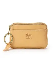 新品 [IL BISONTE (イルビゾンテ)] コインケース 小銭入れ レザー 本革 牛革 レディース メンズ ユニセックス ヌメ ナチュラル