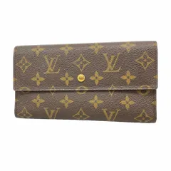 ルイ・ヴィトン(Louis Vuitton) ルイ・ヴィトン 三つ折り長財布 モノグラム ポルトトレゾールインターナショナル M61215 ブラウンメンズ レディース  P2521947