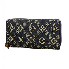ルイ・ヴィトン(Louis Vuitton) ルイ・ヴィトン 長財布 モノグラムジャガードSince1854 ジッピーウォレット M80212 ブルーレディース P2469411