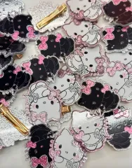 (業者配送) エンジェルキティ+悪魔キティ バンスクリップ 2種 セット ヘアアクセサリー