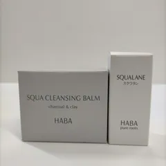 R3433 HABA ハーバー スクワクレンジングバーム 炭＆クレイ〈メイク落とし〉ハーバルシトラスの香り 90g・スクワラン 化粧オイル 30ml 計2点セットのサムネイル