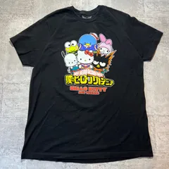 O-287 僕のヒーローアカデミア HELLO KITTY グラフィックコラボTシャツ サイズL