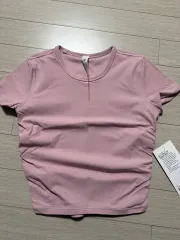 ルルレモン All It Takes Tシャツ ピンク リブ