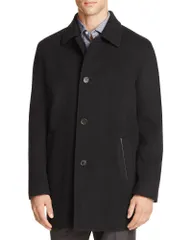 コールハーン メンズ アウター コート ウール Cole Haan Wool Cashmere Topper Coat Black ブラックのサムネイル