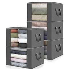 Sサイズ 5個セット 不織布 押し入れ 省スペース 小物 衣類 通気性の良い 異臭なし 衣類収納ケース 収納ボックス