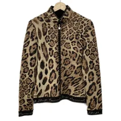 伊太利屋/GKITALIYA(イタリヤ) ブルゾン サイズ9 M レディース美品  - アイボリー×ダークブラウン×ブラウン